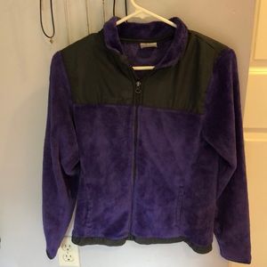 DANSKIN JACKET ZIPPER POCKETS FLEECE COMFY CUTE